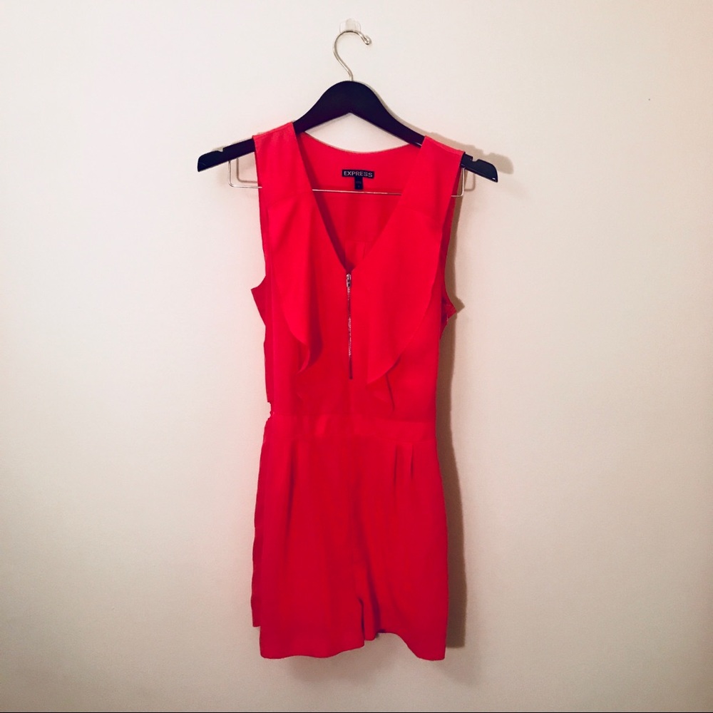 Express Pink Short Romper